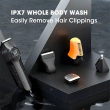 Load image into Gallery viewer, Unicorn 6-in-1 Hair Trimming Set Electric Shaver Nose Hair Trimmer Men's Hair Clipper Digital Oil Head Carving and Pushing Sciss
