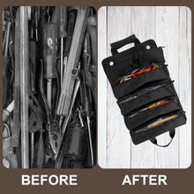 Load image into Gallery viewer, Multi-Purpose Tool Bag Roll Up Tool Bag Oxford Cloth Heavy Duty Tool Pouch Roll UP Portable Small Tools Organizer Bag
