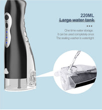 Load image into Gallery viewer, 220ML Oral Irrigator Portable Dental Water Flosser USB Rechargeable 3 Mode Water Jet Floss IPX7 Waterproof Teeth Cleaner 4 Nozzle
