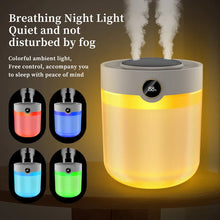 Load image into Gallery viewer, 2000ML Large Capacity Double Spray Humidifier Atomizer USB Home Mute Bedroom Office Desk Night Light Digital Display Humidifier
