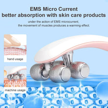 Load image into Gallery viewer, EMS Face Massager Facial Lift Up Machine Microcurrent Cellulite Double Chin Remover Face Massage Roller Skin Tightening Device
