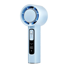 Load image into Gallery viewer, Handheld Portable Fan 100 Gear Desktop Fan USB Rechargeable 3600mAh Cooling Refrigeration Fan LED Display For Home Office Travel
