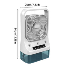 Load image into Gallery viewer, Portable Humidifier Fan Air Conditioners Household Cooling Fan For Office 3 Speed
