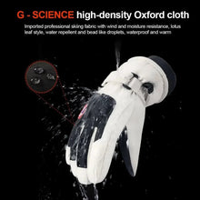 Load image into Gallery viewer, Winter Waterproof Cycling Gloves Sports Running Motorcycle Ski Touch Screen Fleece Gloves Non-slip Warm Full Fingers Ski Gloves

