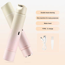 Load image into Gallery viewer, Hair Trimmer Women Electric Epilator Rechargeable Electric Epilator for Women Dual Head Hair Removal Device for Face Body Bikini
