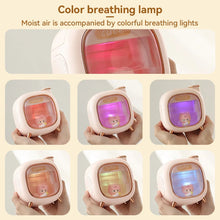 Load image into Gallery viewer, 500ML Humidifier Mini USB Double Spray Air Humidifier Home Bedroom Night Light Aroma Hydration Spray Air Humidifier Small Gift
