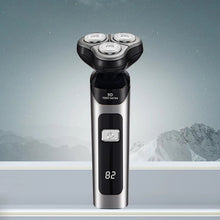 Load image into Gallery viewer, Electric Shavers for Men Portable Power Display 3D Floating Blade Full Body Washable Gifts USB Rechargeable Shaver
