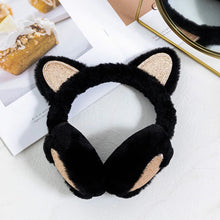 Load image into Gallery viewer, Cute Glitter Cat Ear Earmuff Soft Plush Warmer Winter Warm for Women Men Fashion Solid Earflap Outdoor Cold Protection Ear Cover
