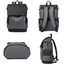 Load image into Gallery viewer, Men's Backpack Multifunctional Bags For Male Business Laptop Bag Waterproof Headphone Jack Bagpack PU Leather Casual Rucksack
