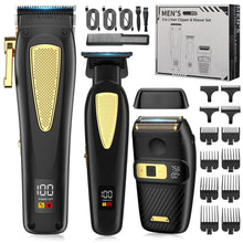 Load image into Gallery viewer, Hair Cutting Machine Professional Hair Clipper and Electric Shaver Set for Barber Men Hair Trimmer Shaver
