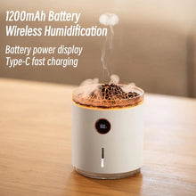 Load image into Gallery viewer, Volcano Flame Essential Oil Aroma Diffuser 350ML Smoke Circle Air Humidifier USB Ultrasonic Mist Maker Fragrance Mini Humidifier
