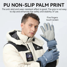 Load image into Gallery viewer, Skiing Gloves Unisex Winter Fleece Thermal Windproof Non-slip Waterproof Snowboarding Bike Cycling Sport Skin-friendly Mittens
