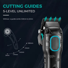 Load image into Gallery viewer, Hair Clipper Intelligent LED Digital Display Powerful Power Hair Trimmer Hair Salon Home Carving Electric Push Shear
