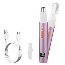 Load image into Gallery viewer, Nose &amp; Eyebrow Hair Trimmer For Men &amp; Women - USB Rechargeable Facial Trimmer, Painless And Easy Clean Beauty Kit
