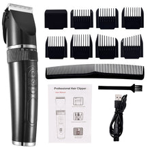 Load image into Gallery viewer, Professional Hair Clipper For Men Beard Trimmer Machine for Shaving Hair Trimmer Hair Cutting Machine Beard Trimmer Fast Charge
