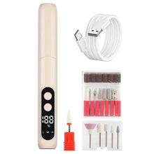 Load image into Gallery viewer, Electric Nail Drill Machine,Usb Nail File,Portable Manicure Pedicure Kit,Long-Lasting Battery Nail Drill Pen,Travel Nail Care
