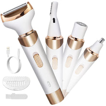 Load image into Gallery viewer, Body Epilator For Women Hair Remover Bikini Trimmer Face Hair Removal Painless Depilator Electric Shaver Eyebrow Hair Trimmer

