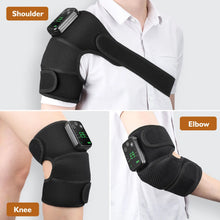Load image into Gallery viewer, Thermal Knee Massager 3 in 1 Shoulder Knee Elbow Heating Massage Support Brace Rechargeable Vibration Pad Arthritis Pain Relief
