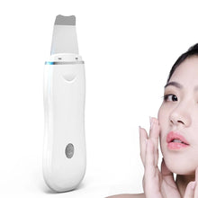 Load image into Gallery viewer, Ultrasonic Skin Scrubber Remove Face Spatula Electric Pore Deep Clean Acne Blackhead Remover Peeling Shovel Device Beauty Machine
