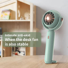 Load image into Gallery viewer, Handheld Small Fan Cooler Portable Small Usb Charging Fan Mini Silent Charging Dormitory Office Student Gifts Persistent Power
