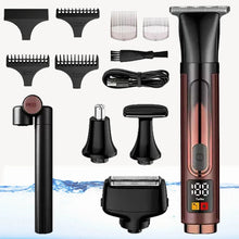 Load image into Gallery viewer, 4in1 Professional Electric Self Back Shaver Extreme Long Handle Back Hair Shaving Hair Clipper Nose Hair Trimmer Body Grooming

