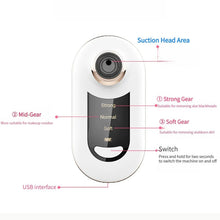 Load image into Gallery viewer, Blackhead Remover Electric Vacuum Suction Blemish Cleaner Face Care Tool Pore Acne Pimple Blemish Remover Home Use Beauty Device
