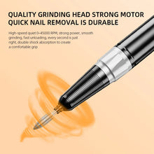 Load image into Gallery viewer, 45000RPM Nail Drill Electric Nail Sander With HD LCD Display Rechargeable Manicure Machine Electric Nail File For All Gel
