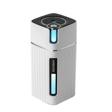 Load image into Gallery viewer, 300Ml Air Humidifier Cool Mist Aroma Diffuser with Color LED Light for Office Car Umidificador Mist Maker Fogger-White
