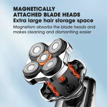 Load image into Gallery viewer, Head Shavers for Bald Men Shaver, 5 in 1 Electric Razor with Rechargeable Hair Clippers Nose Hair Trimmer Portable Travel Razor
