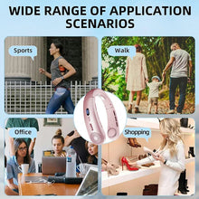 Load image into Gallery viewer, Wearable Neck Fan 5 Spd USB Charge Hands-Free Quiet Light Unisex Outdoor/Office 40% Off+FS 8h Batt Summer Fan
