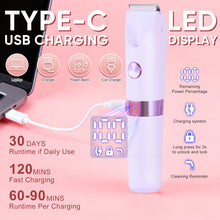 Load image into Gallery viewer, Dual-head 2-in-1 Electric Hair Remover Women's Private Area Trimmer Multi-functional Home Use Display Water-washable
