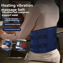 Load image into Gallery viewer, Wireless Heating Vibration Massage Belt Steel Plate Support Lumbar Pain Relief Warmer Full-Body Relaxation Device
