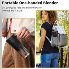 Load image into Gallery viewer, Portable Fruit Juicer 6 Sharp Blades Rechargeable Personal Multifunctional Handheld Mini Blender Cup for Shakes and Smooth
