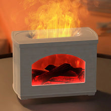 Load image into Gallery viewer, Simulated Fireplace Air Humidifier Flame Effect Aroma Oil Diffuser Humidifiers Mist Sprayer Air Purifier

