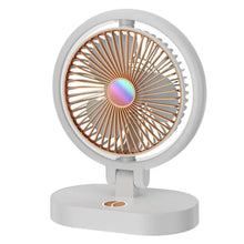 Load image into Gallery viewer, Mini Portable Fan Handheld USB Charging Fan Cooling Electric Fan 3 Speed Adjustment Powerful Dual Motor Outdoor Travel
