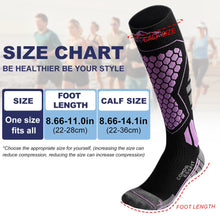 Load image into Gallery viewer, Wool Ski Sock for Men and Women Breathable Sports Socks Long Tube Snow Socks Anti-slip
