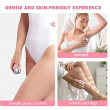 Load image into Gallery viewer, Electric Bikini Trimmer Painless Shaver for Face Legs Underarm Waterproof Portable Women Epilator Lady Shaver for Intimate Areas
