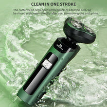 Load image into Gallery viewer, Electric Shavers for Men Portable Power Display 3D Floating Blade Full Body Washable Gifts USB Rechargeable Shaver

