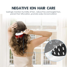 Load image into Gallery viewer, Electric Infrared Massage Comb Hair Growth  5V Electric Vibration Head Massager Medicine Applicator Scalp Brush Anti Hair Loss
