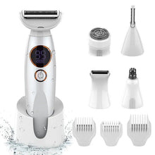 Load image into Gallery viewer, 5 in1 Lady Shaver Electric Razor for Women Cordless Electric Face Shavers Eyebrow Trimmer Painless Bikini Trimmer Hair Removal
