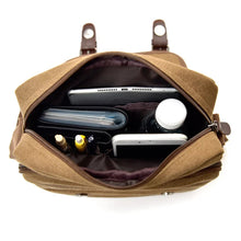 Load image into Gallery viewer, Casual Fashion Canvas Men's Bag Vintage Men's Canvas Shoulder Bag Fashion Men's Business Messenger Bag
