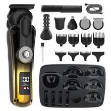 Load image into Gallery viewer, 6 in 1 Men's Multifunctional Professional Electric Hair Clipper Nose Trimmer Electric Shaver Set Hair Cutting Machine
