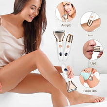 Load image into Gallery viewer, Women's Electric Digital Display Hair Shaver Temples Lip Hair Shaver Body Wash Shaver Private Hair Remover
