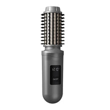 Load image into Gallery viewer, Cordless Hair Curling Iron Brush USB Rechargeable Travel Heated Round Brush 3-in-1 Electric Hair Curling Wand Styling Tools
