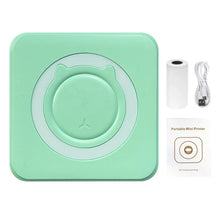 Load image into Gallery viewer, Mini Printer Portable Thermal Stickers Paper Inkless Bluetooth Wireless Thermal Printer Note 200DPI Photo Printing for Office
