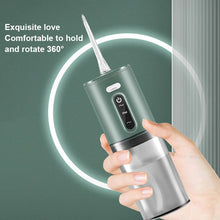 Load image into Gallery viewer, Oral Irrigator Portable IPX7 Waterproof Charge 3 Modes Teeth Cleaner Pulse Dental Handheld Water Jet Flosser Oral Cleaner
