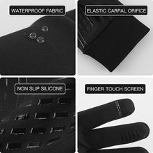 Load image into Gallery viewer, Waterproof Cycling Gloves Winter Touch Screen Bicycle Gloves Outdoor Scooter Windproof Riding Motorcycle Ski Warm Bike Gloves
