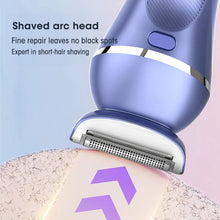 Load image into Gallery viewer, 7IN1 Electric Shaver for Womens Bikini Legs Underarm Public Hairs Rechargeable Trimmer with Detachable Head Cordless Wet Dry Use
