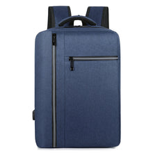 Load image into Gallery viewer, Men's Backpack With USB Charging Bag Waterproof Oxford Cloth Rucksack Male Business Travel Bagpack Reflective Strip Design
