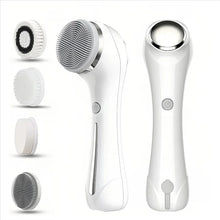 Load image into Gallery viewer, Facial Cleansing Brush IPX 7 Waterproof Electric Facial Brush 2 Adjustable Speeds Facial Brush Cleaner
